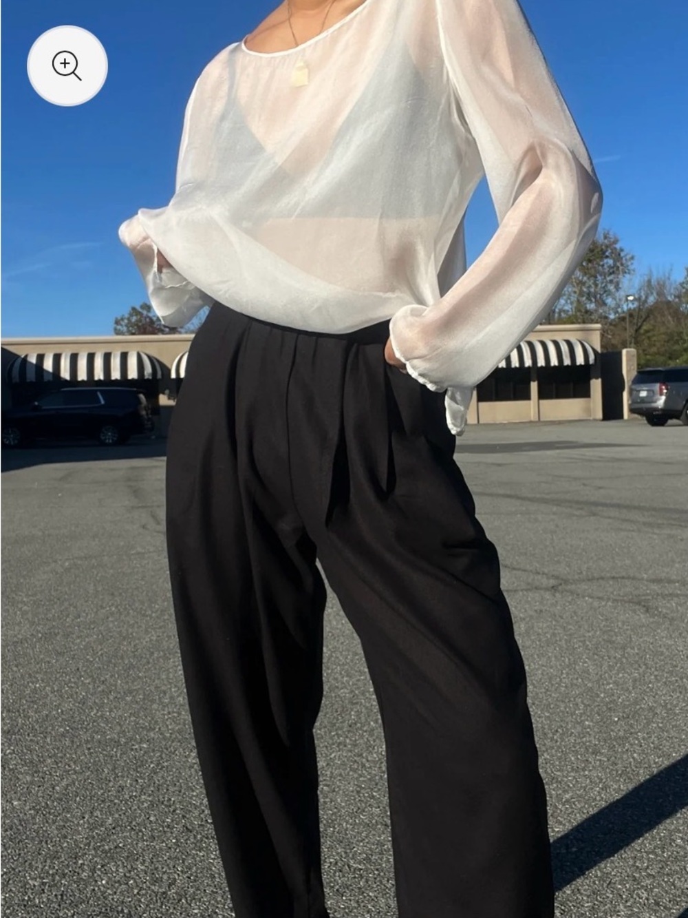 NaNin | Raw Silk Herringbone Pants